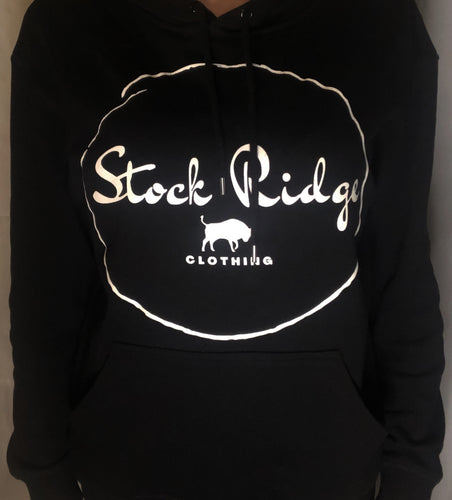 Ladies Signature Hoodie/White Logo